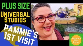 PLUS SIZE Universal Studios  Pammies First Visit [upl. by Itsyrc468]