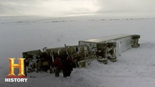 Ice Road Truckers Danger on the Dalton  History [upl. by Anyzratak]