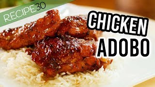 Chicken adobo Filipino style made in one pot [upl. by Llenil]