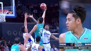 Ricci Rivero SHOCKS Abueva amp Sangalang w INSANE Verticality on his layup [upl. by Llewen274]