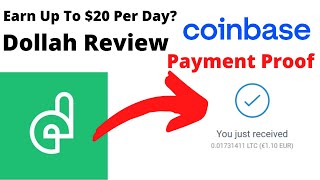 Dollah Review  Earn Up To 20 Per Day Crypto Payment Proof [upl. by Nickolaus275]