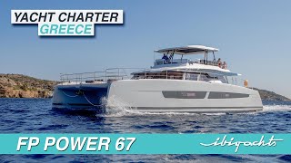 Fountaine Pajot Power 67  luxury catamaran for charter in Greece [upl. by Tennek846]