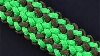 How to Make the Triple Wide Paracord Zipper Sinnet Bracelet by TIAT [upl. by Og509]