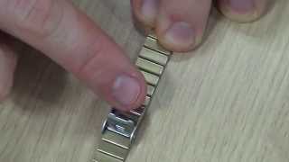 How To Adjust A Casio Slide Clasp [upl. by Nanon]