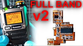 FULL BAND HF v20 Mod  Quansheng UVK5 Si4732 chip TUTORIAL [upl. by Doll]