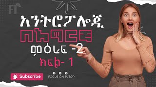 Anthropology Freshman Chapter 2 Amharic Part 1  Seifu ON EBS ድንቅ ልጆች Donkey Tube Focus on TUTOR [upl. by Lucais]