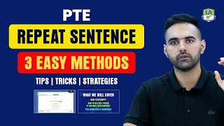 How to attempt PTE Repeat Sentence  3 Easy Methods  Tips Tricks amp Strategies  Language Academy [upl. by Elahcar]