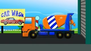 Cement Truck  Car Wash [upl. by Einittirb]