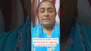 Alkalinity in water Waters pH Secrets हिंदी भाषा में shortsfeed ytshort gtushortvideo [upl. by Sirad]