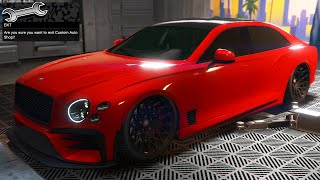 GTA 5 Online  Enus Deity Bentley Flying Spur  DLC Vehicle Customization [upl. by Vashtia]