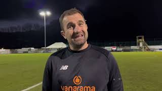 Paul Wotton PostMatch Interview  WestonsuperMare vs Truro City [upl. by Cressi]