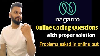 Nagarro Coding Test  2022  Live solving Nagarro Online Coding test problem [upl. by Alrzc855]