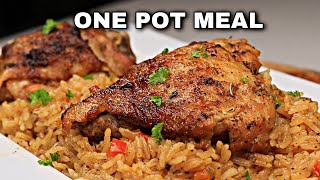 You’ll Never Make Chicken and Rice Any Other Way  One Pot Chicken And Rice Recipe [upl. by Avie]