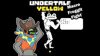 ABSOLUTELY JACKED FROGS  Toaster Plays Undertale Yellow Macro Froggit Fight [upl. by Rorrys]