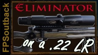 Burris Eliminator on a 22 LR [upl. by Asirram]