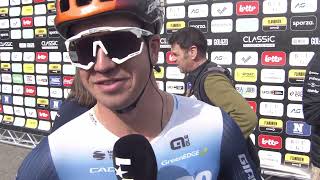 Dylan Groenewegen  Interview at the start  Classic BruggeDe Panne 2024 [upl. by Euqirne]