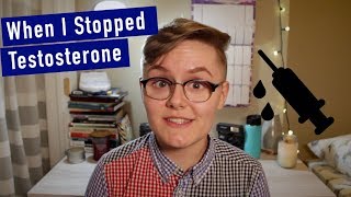 Stopping Testosterone ≠ Detransitioning  My HRT Journey [upl. by Enidualc888]