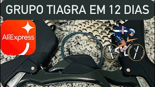 Unboxing Grupo Tiagra aliexpress [upl. by Zulaledairam804]