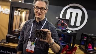 CES 2014 MakerBots 3 New Replicator 3D Printers [upl. by Ahsiekar]