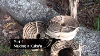 How to Prepare Lauhala for Weaving [upl. by Elocaj]