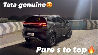 Top model connecting taillight installed on Nexon Pure S😍 Full installation video with price🤑 [upl. by Florrie141]