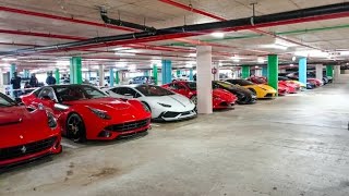 Ferrari VS Lamborghini event hosted by ibv in umhlanga  Car spotting [upl. by Ayin690]