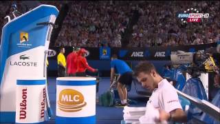 Stanislas Wawrinka Vs Rafael Nadal Australian Open 2014 Final FULL HD [upl. by Airtap]