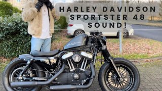 Harley Davidson Sportster 1200 48 Fourty Eight SOUND [upl. by Gimpel]