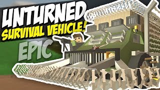 EPIC SURVIVAL VEHICLE  Unturned Defense  Horde Beacon [upl. by Dulcie]