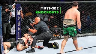 Drinks Beer… Knocks UFC Heavyweights Out – Tai Tuivasa [upl. by Nnylamme]