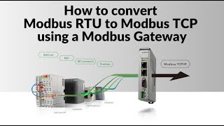 How to convert Modbus RTU to Modbus TCP using Weinteks builtin Modbus gateway [upl. by Enimrej]