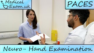 Neurology  Hands Examination Routine  PACES Teaching [upl. by Elimay]