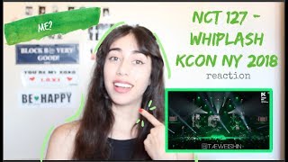 KCON NY 18  Whiplash NCT 127 reaction [upl. by Anazus]