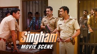 Ajay Devgn Threatens Murali Sharma  Singham  Movie Scene [upl. by Lahey120]