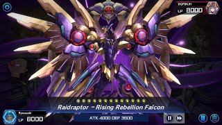 RANK 13 IN MASTER DUEL  Raidraptor  Rising Rebellion Falcon DECK  MASTER DUEL [upl. by Pansy939]