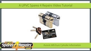 Avocet ABS Euro Cylinder Security Information [upl. by Vasiliki723]