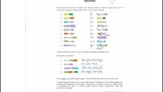 International Linguistics Olympiad  Kazakh [upl. by Walden]