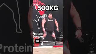 500KG DEADLIFT  WORLD RECORD [upl. by Frederic]