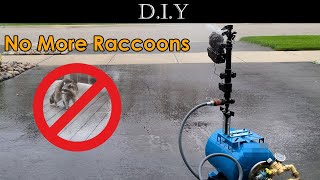 How to build a portable Raccoon deterrent and repellent system with Orbit Yard Enforcer review [upl. by Agnesse88]