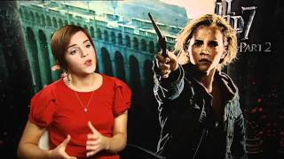 Harry Potter e i doni dela morte  parte 2 Intervista a Emma Watson [upl. by Leruj576]