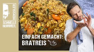 Schnelles Bratreis Rezept von Steffen Henssler  Günstige Rezepte [upl. by Avruch]