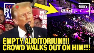 Trump Gets STUNNED by EMPTY Crowd in PA Speech [upl. by Sandra180]