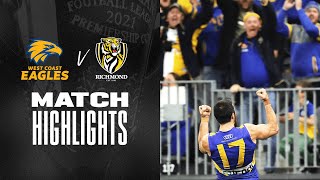 Clutch Kennedy  West Coast v Richmond Highlights  Round 13 2021  AFL [upl. by Annayd]