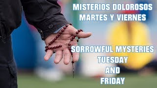 Santo Rosario Misterios Dolorosos en ingles Martes y viernes [upl. by Tunnell]