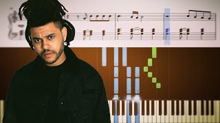 The Weeknd  Blinding Lights  Piano Tutorial  SHEETS [upl. by Alset]