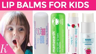 8 Best Winter Lip Balms for Kids with Price  Baby Lips in Winter  Lip Care [upl. by Nevak844]