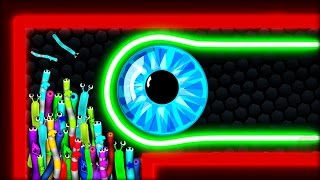 Slitherio  TINY HACKER SNAKE vs 98007 SNAKES  Epic Slitherio Gameplay Slitherio Funny Moments [upl. by Reinal]