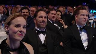 Idrottsgalan 2018 årets lag Tre Kronor ishockey [upl. by Minor804]