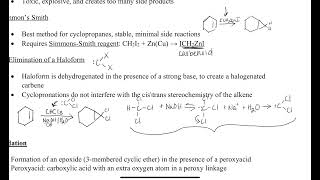 Chapter 8 Reaction of Alkenes part 2 [upl. by Buddie]