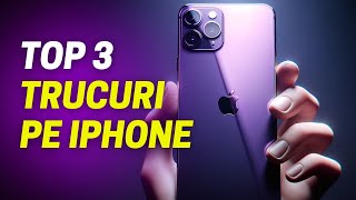 TOP 3 cele mai vizualizate TRUCURI pe IPHONE [upl. by Liesa238]